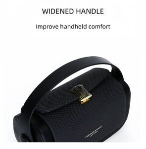 工厂批发复古女士手提箱包女式轻奢单肩斜挎包PU时尚热卖小熊吊坠 - Product Image 2