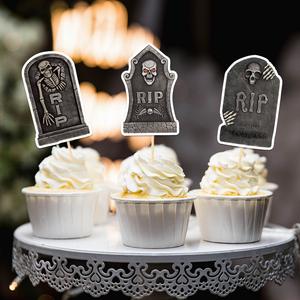 8 шт., украшения для тортов на Хэллоуин - Product Image 3