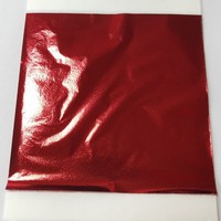 14X14cm Imitation Or Argent Noir Rouge Feuille Feuilles Pour Artisanat Nail Art Maison Meubles Dorure Décoration