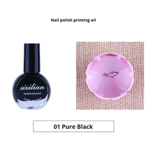 24 Color 10ml Nail Stamping Polish Set Printing Gel Polish for Stencil Nail Art Painting Supplies - Product Image 2