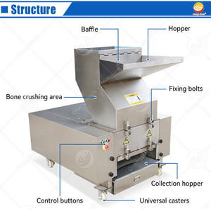 Trituradora de huesos de pescado para ganado vacuno Industrial ORME, pulverizador, trituradora de carne y huesos, Máquina trituradora/trituradora comercial - Product Image 2