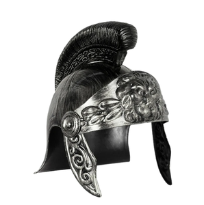 Casque Médiéval Steampunk Chevalier <span class=keywords><strong>Pirate</strong></span> Cosplay Carnaval Halloween Plastique Avec Casque De <span class=keywords><strong>Plume</strong></span> Rouge - Product Image 6
