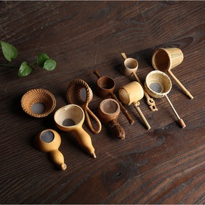 1PC Natural Bamboo <strong>Tea</strong> Strainer Infuser Filter Infusor <strong>Tea</strong> Tools <strong>Sieve</strong> for <strong>Tea</strong> Brewing Drinkware Accessories Colander Gadgets - Product Image 1