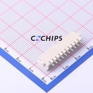 HC-XH-10AWT Wire-to-Board Pin Header SMD,P=2.5mm,Horizontal Mount Connector 1x10P 2.5mm Horizontal Mount XH - Product Image 2