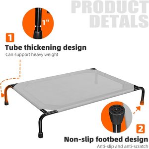Cama para Perros y Gatos Plegable, Portátil, Transpirable, de Lujo Sostenible, Moderna, para Exteriores, Fácil de Guardar, Superventas - Product Image 5
