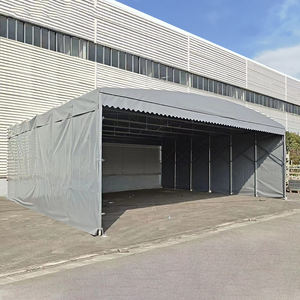 Nueva llegada al aire libre evento Push-Pull retráctil toldo PTFE/<span class=keywords><strong>PDF</strong></span>/PVC plegable almacén marco <span class=keywords><strong>de</strong></span> acero - Product Image 4