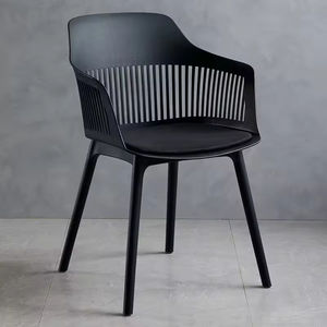 Silla de Comedor Moderna de Alta Calidad, Diseño Nórdico Italiano, Patas de Metal y Plástico, para Hogar, Cocina, Hotel, Restaurante - Product Image 3