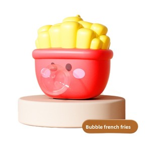 Juguete Antiestrés de Vinilo con Forma de Hamburguesa y Papas Fritas para Niños de 3 a 6 Años, Adorno Creativo con Burbujas para Apretar - Product Image 5