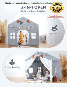 Hot Bán 2 Trong 1 Nhà Trẻ Em Của Phòng Chàng Trai Và Cô Gái Phòng Chơi Dễ Dàng Để Xây Dựng Tùy Chỉnh Odm/OEM - Product Image 2