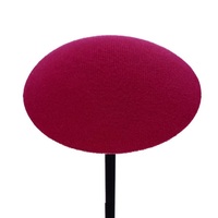 Toptan renkli Retro Hepburn yün yuvarlak silindir şapka British İngiliz Lolita şapka DIY Fascinator taban 13cm