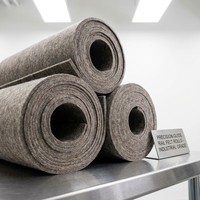 Rail de guidage pour machine-outil en feutre 100% polyester aiguilleté, résistant à l'abrasion, antibactérien, écologique, épaisseur et largeur personnalisables
