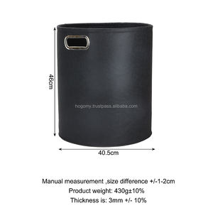 Cesto de Ropa de Fieltro para el Hogar, Cesto para Ropa Sucia con Diseño Simple, Cestas de Almacenamiento Plegables para Uso en el Baño - Product Image 3