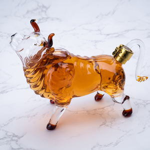 Cóctel de whisky de borosilicato alto con tapón hermético, botella de vino de vidrio en forma de animal, superventas, <span class=keywords><strong>2022</strong></span> - Product Image 3