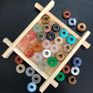 Perles en cristal en vrac Agate en cristal naturel de haute qualité perles à gros trous fabrication de bijoux à bricoler soi-même Bracelet pendentif perles - Product Image 3