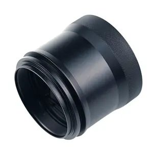 Siyah eloksal ile özel tasarım alüminyum dslr CNC işleme aksesuarları kamera parçaları