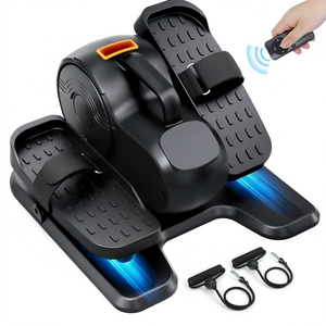 Mini stepper électrique sous le bureau, appareil elliptique avec télécommande, pédalier d'exercice assis pour usage domestique et seniors - Product Image 1