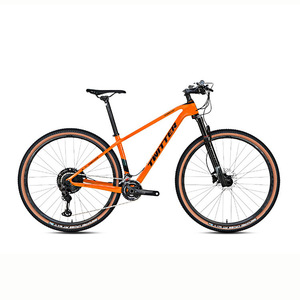 Bicicleta de Montaña WARRIORpro de 27.5/29 Pulgadas con Cuadro de Carbono, Doble Suspensión y Frenos de Disco de Aceite - Product Image 1