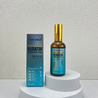 Kit de soin capillaire professionnel Foisoner à la kératine et à l'huile d'argan – Hydratation intense pour cheveux crépus et décolorés : Shampoing, après-shampoing, masque capillaire et sérum