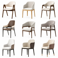Fauteuil de salle à manger traditionnel en pin massif sur mesure pour les intérieurs de restaurants, d'hôtels et d'appartements
