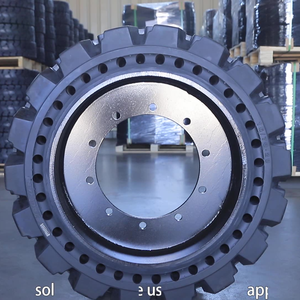 Lốp Xe Thiết Bị Nặng <span class=keywords><strong>17.5</strong></span>-<span class=keywords><strong>25</strong></span> <span class=keywords><strong>17.5</strong></span> <span class=keywords><strong>25</strong></span> 23.5-<span class=keywords><strong>25</strong></span> 23.5 <span class=keywords><strong>25</strong></span> Lốp Đặc Có Vành Cho Máy Xúc Lốp Xe Đặc RTG Cổng Cẩu Phía Trước - Product Image 3