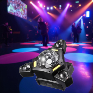 80W 3-cánh tay DMX kiểm soát RGBW di chuyển đầu dẫn đèn sân khấu ma thuật chùm bóng nhấp nháy Laser <span class=keywords><strong>4</strong></span>-<span class=keywords><strong>in</strong></span>-<span class=keywords><strong>1</strong></span> hiệu ứng cho KTV bên hộp đêm - Product Image 4