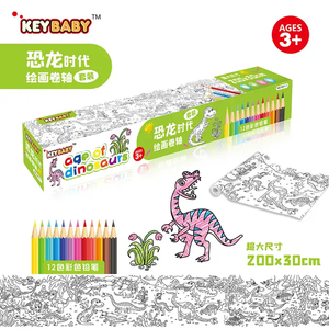 Offre Spéciale KEYBABY fabricant personnalisé écologique <span class=keywords><strong>nouveau</strong></span> Design enfants livre de coloriage affiches de dessins animés pour jouets promotionnels - Product Image 5