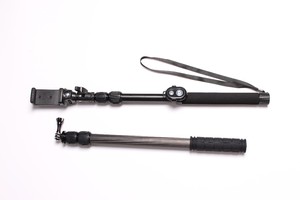 Sợi Carbon không thấm nước hành động Máy ảnh <span class=keywords><strong>Selfie</strong></span> Stick mở rộng Baton Kính thiên văn linh hoạt cực để bán - Product Image 4