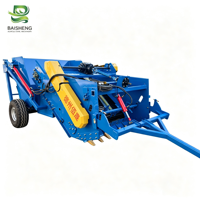 Machine de ramassage de pierres et de briques à dents de ramasse-pierres, à chargement automatique, tractée par tracteur, équipement agricole pour la remise en état des terres dégagerées
