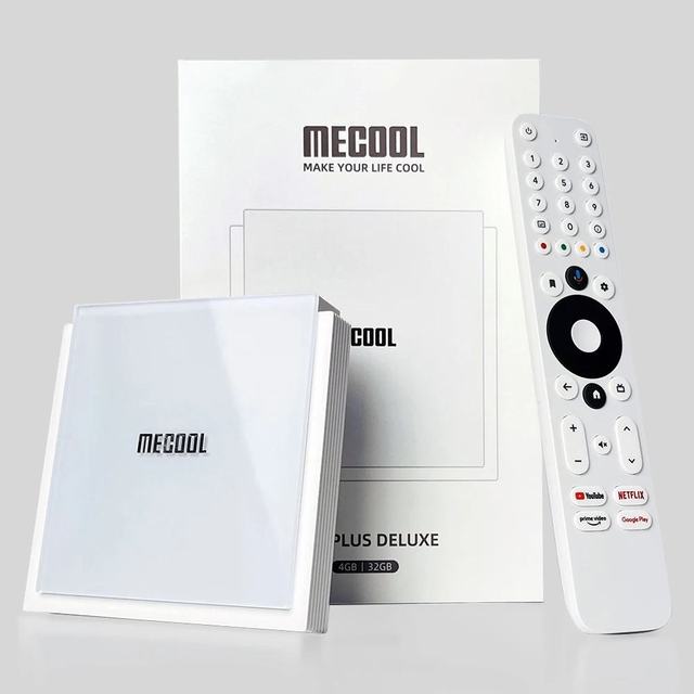 Original Mecool KM2 Plus Deluxe S905x4 Google Certified Gaming TV BOX 4GB 32GB Android 11 ATV OS WIFI Set Top Box 4k Smart TvBox