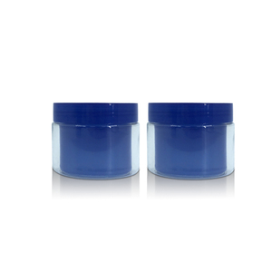 Emballage cosmétique bleu de 100g d'ANIMAL FAMILIER de double pot de crème de crème faciale de masque de cheveux de masque facia - Product Image 6