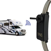 Sensor TPMS Digital LCD Nirkabel Bluetooth Arvov untuk Truk & Bus 6-44 Roda Sistem Tekanan Ban Truk BLE