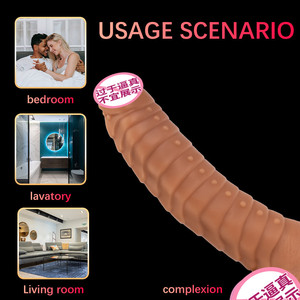 Simulación femenina oruga vibrador telescópico oscilante masturbador juguete sexual para adultos - Product Image 5