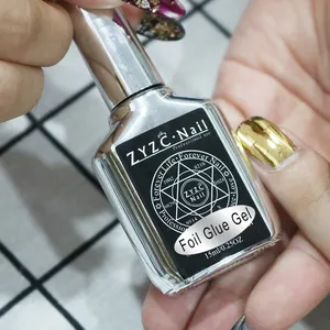 ZYZC กาวแต่งเล็บ15Ml,กาว Uv สำหรับใช้ทาเล็บ