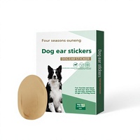 Evcil Köpek Kulak Dikleştirme Etiketleri Toptan Doberman Shiba Inu Kulak Düzeltme Şekillendirme Yardımcısı Alman Çoban Köpeği Dokunmamış Kumaş 2'li Set Kutu