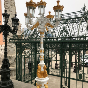 <strong>Custom</strong> Home Garden Outdoor Casting Aluminum Street Light Modern <strong>Design</strong> Antique <strong>Cast</strong> <strong>Iron</strong> Outdoor Lamp Post
