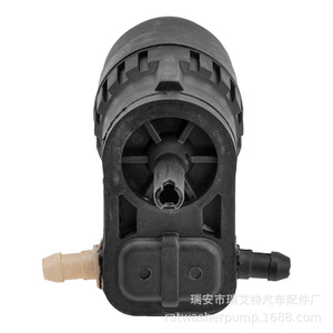 Bomba de lavado de parabrisas 1H6955651 377955761A 71740942 para Volkswagen Fiat Opel, motor eléctrico de pulverización de agua, plástico negro, metal y caucho - Product Image 4