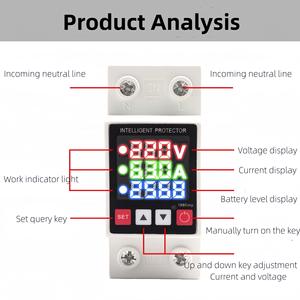 Protector de Voltaje Inteligente 220V AC 63A Monofásico, Regulador Automático SVC - Product Image 4