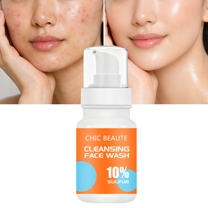 CHIC BEAUTE โฟมล้างหน้าผสมซัลเฟอร์ 10% ช่วย<span class=keywords><strong>ลด</strong></span><span class=keywords><strong>สิว</strong></span> ฟื้นฟูผิว กระชับรูขุมขน ควบคุมความมัน สำหรับผิวหน้าและผิวกาย - Product Image 5