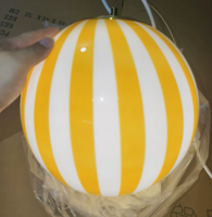 Luminaire suspendu en verre en forme de boule de bonbons de cirque au design moderne, nouveauté pour la chambre des enfants