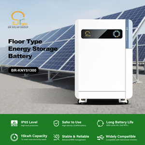 Коммерческая литиевая батарея BR SOLAR ESS 51.2В 300Ач напольного типа, 15 кВт·ч, сертифицированная CE, для домашнего хранения энергии - Product Image 1