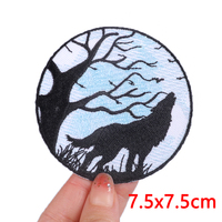 Patchs à repasser Rode Direction Patchs de broderie pour vêtements Patch de logo personnalisé