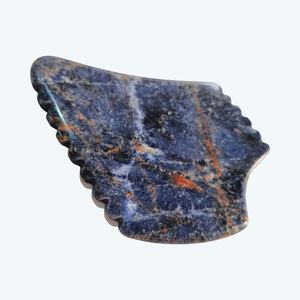 Herramientas para el Cuidado Facial, Tabla de Gua Sha de Piedra Sodalita Auténtica, Masajeador Facial Natural Guasha - Product Image 1