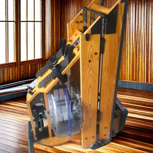 <span class=keywords><strong>Rameur</strong></span> à eau en bois réglable pour la salle de sport à domicile, exercice de remise en forme pour l'entraînement cardiovasculaire pour tous les niveaux - Product Image 6