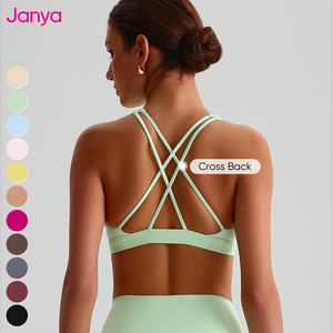 حمالة صدر رياضية للتمارين الرياضية مخصصة ، حمالة صدر مريحة ، مثيرة ، عالية الدعم للياقة البدنية ، حمالة صدر رياضية متقاطعة الظهر مع وسادات ، أكواب حمالة صدر رياضية - Product Image 4