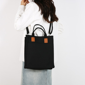 New nữ chéo túi xách biểu tượng tùy chỉnh in Polyester Túi vải lấy cảm hứng từ Ins cao cấp cảm giác thiết kế DIY Túi - Product Image 2