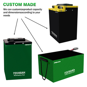 RNDグレードA 72V 50Ah LiFePO4 LFPバッテリー 2000サイクル <span class=keywords><strong>3</strong></span>年保証 電動スクーター/電動自転車用 - Product Image 4