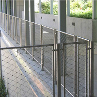 Balustrade en treillis métallique en acier inoxydable SS316, filet de câbles inox pour garde-corps d'escalier, main courante, pont, balcon, barrière de sécurité ISO9001
