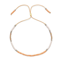 Bracelet bohème réglable en macramé fait main avec perles Miyuki de petite taille, design mignon et abordable, pour femmes