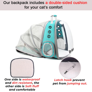 Expandable Pet Carriers <b>Backpack</b> for Cats Small Dogs Outdoor Travel Hiking Walking Breathable Mesh Pet Carriers Carrying Bag - Product Image 3