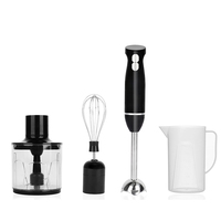 Mixeur plongeant électrique multifonction 3-en-1 en acier inoxydable et plastique, nouveau design, 2 vitesses, pour la cuisine
